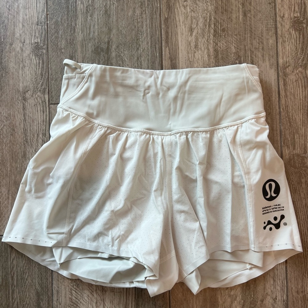 lululemon athletica Cream Athletic Shorts
